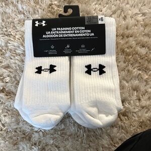 Under Armour White Athletic Socks